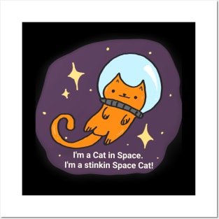 Mavis the Space Cat Posters and Art